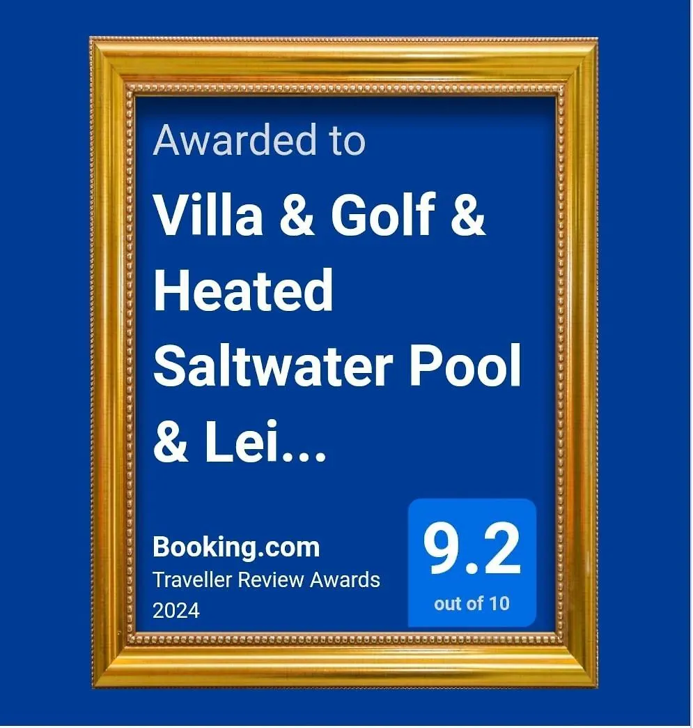 Villa & Golf & Heated Saltwater Pool & Leisure & Wifi Caleta De Fuste 0*,  Spain